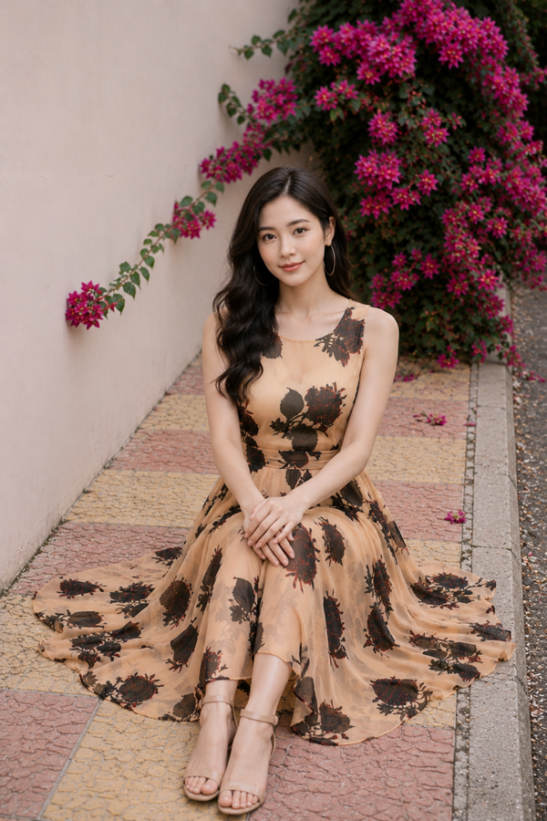 Printed Summer Dress for Women