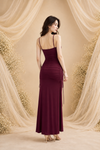 High-slit formal maxi