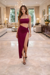 Wine Berry Two Piece Cord Set