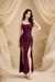 Sleek bodycon maxi gown