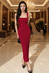Premium Red Bodycon Party Dress - GARMENT2FASHION