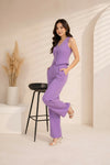 Lavender Dreams Tailored Vest and Pleated Trouser Co-ord Set