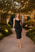 Black Ruched Sweetheart Midi Bodycon Dress