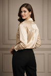 Satin Finish Button Down Shirt