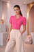 Women's Pink Crop Top