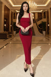 Premium Red Bodycon Party Dress - GARMENT2FASHION